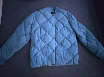 80s Eddie Bauer 퀼팅 자켓 스카이블루