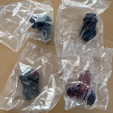 제일복권 고질라 괴수난무 거친 것들 몬스터 헤드 마그넷 전 4종 세트