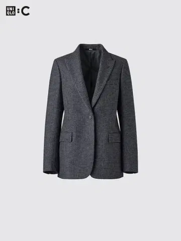 [새상품] UNIQLO:C 트위드 테일러드 자켓