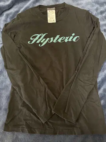 HYSTERIC 긴팔 T셔츠 FREE 블랙