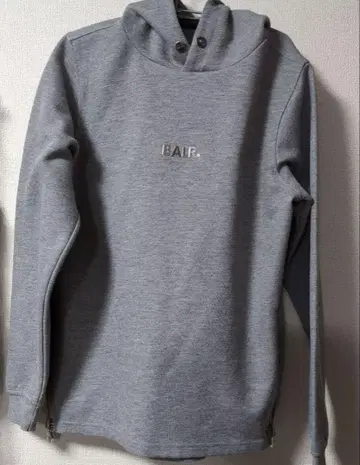BALR. 그레이 후드 부착 후드티