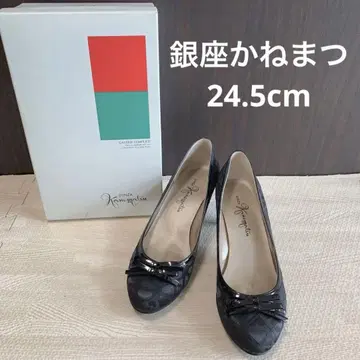 긴자 카네마츠 펌프스 하이힐 24.5cm