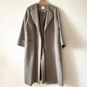 Spick&Span 노카라 코트 브라운 38