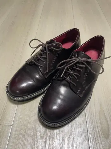 HARUTA 가죽 레이스업 슈즈