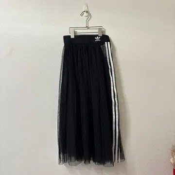 adidas 튤 롱 스커트 블랙
