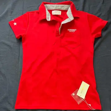 MIRROR9 레드 피케 셔츠