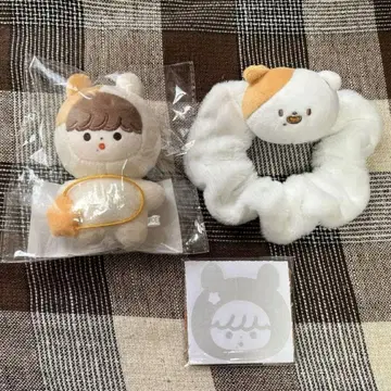 NCT DREAM 지성 봉제 인형 스크런치 스티커 마스터님