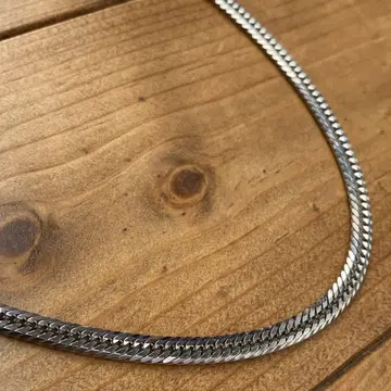 키헤이 목걸이 12면 트리플 50cm 중절 클로징 플라티나 마감