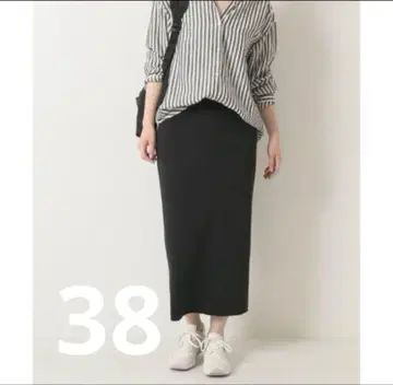 [ 새상품급 ] 스픽 앤 스팬 블랙 타이트 스커트
