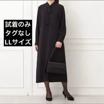 [ 시착만 한 상품 ] 블랙 포멀 예복 상복 LL 원피스 관혼상제