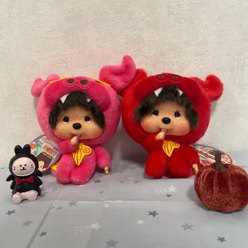 오키나와 한정판 몬치치 볼체인 부착 (시사 레드 핑크)