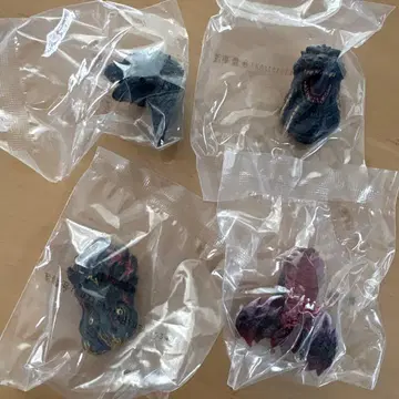제일복권 고질라 괴수난무 날뛰는 것들 몬스터 헤드 마그넷 전 4종 세트