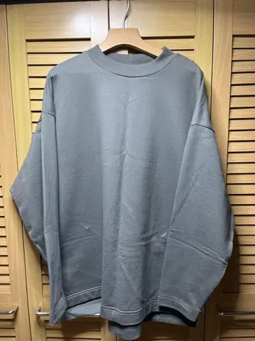 무인양품 무지 라보 긴팔 티셔츠