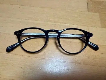 OLIVER PEOPLES Riley 블랙 45 사이즈 코받침 가공 완료