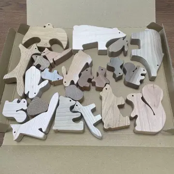 오크빌리지 숲의 동물 모형
