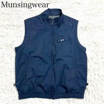 [ Munsingwear ] 베스트 풀 집업 골프 네이비 [ L ]