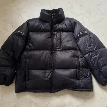 PHATFARM 퍼 다운 자켓 블랙 XXL