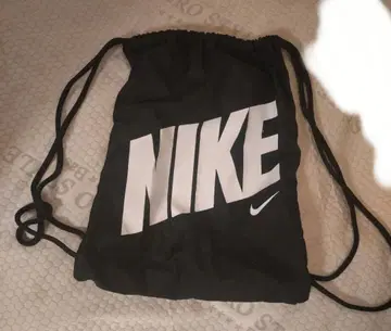 00s y2k NIKE 드로우 스트링 블랙 냅색
