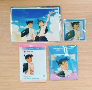 명탐정 코난 신이치 서머타임 톰스 브로마이드 캔뱃지 카드 특전