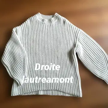 Droite lautreamont 하이 게이지 니트 스웨터