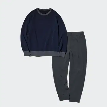울트라 스트레치 맨투맨 세트 UNIQLO