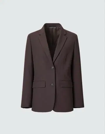 UNIQLO 테일러드 자켓 브라운