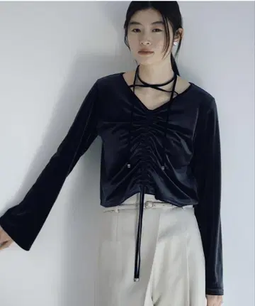 unitedtokyo 스노우 벨로아 개더 상의
