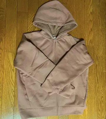 UNIQLO 소프트 보아 맨투맨 풀 집업 후드티