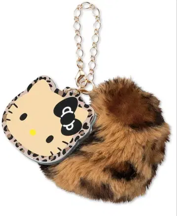 헬로키티 퍼 포함 키링