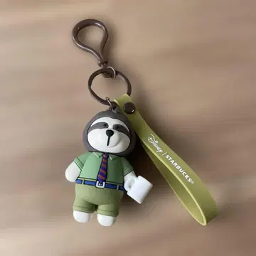 중국 한정판 스벅 x 주토피아 플래시 키링 Zootopia