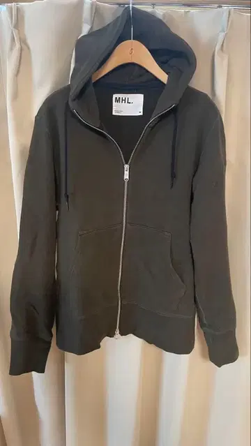 루프 휠러 MHL 더블 지퍼 후드티 M