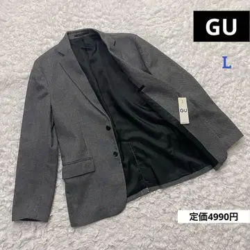 기모 울 라운드 자켓 GU 새상품 L 정가 4990엔 돌려입기