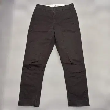 +J 블랙 치노 팬츠 슬림 핏