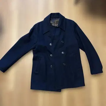 네이비 피코트 사이즈 42 울 혼방