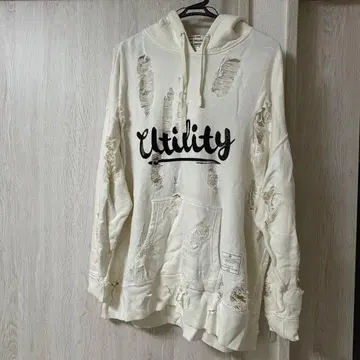 [ 가격 인하 가능 ] Utility 데미지 가공 후디