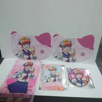 3학년 Z반 긴파치 선생님 난자타운 카구라 홀로그램 캔뱃지 클리어 시트