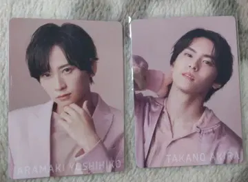 에스프리 트레이딩 카드 아라마키 요시히코 타카노 아키라 2장 세트