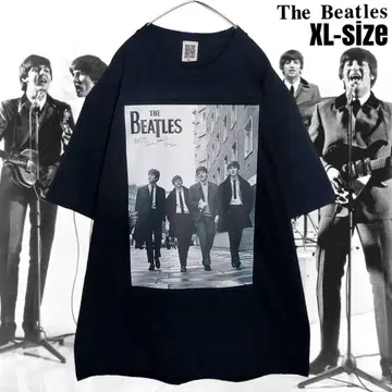 [ 새상품 ] Beatles 포스터 T셔츠 블랙 3