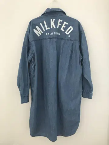 MILKFED. 데님 셔츠 원피스