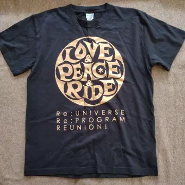 LOVE & PEACE & RIDE 티셔츠 M 사이즈