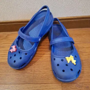 Crocs 파란색 샌들 22cm