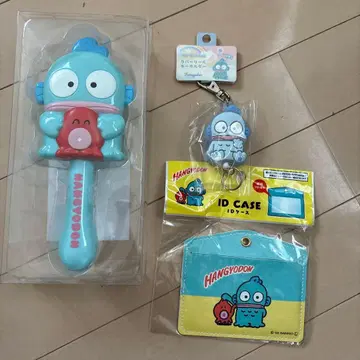 한기통 키링 카드 케이스와 헤어 브러쉬 3종 세트