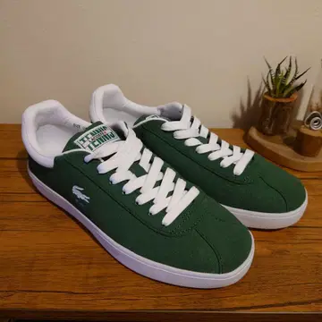 라코스테 그린 스웨이드 스니커즈 UK 5.5