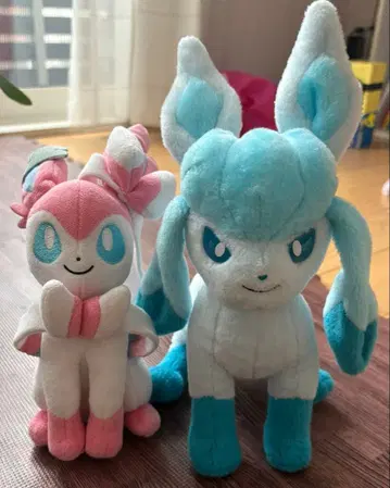 포켓몬스터 봉제 인형 세트 니피아와 글레이시아