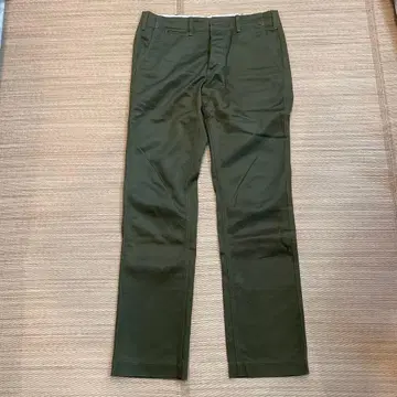 HINOYA BURGUS PLUS 치노 팬츠 올리브 그린 33