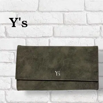 Y's 숄더 지갑 끈 없음 그레이 계열 스웨이드풍 새상품급 여성용