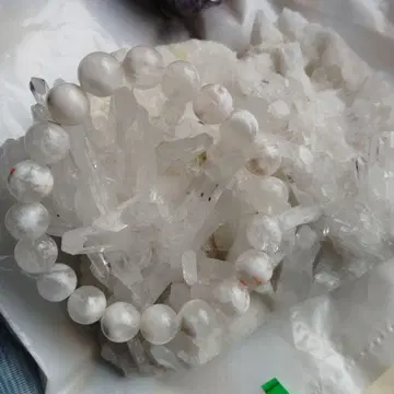 세리사이트인 쿼츠 10mm M 사이즈 20알 약 15.5g