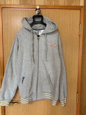 LRG 그레이 풀 집업 후드티