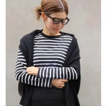 Deuxieme Classe 추가 COCO Stripe T셔츠 No.5