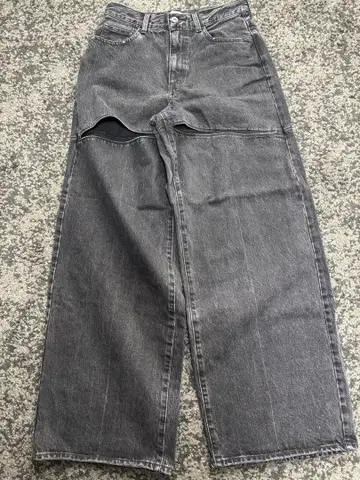 MOUSSY 와이드 레그 청바지
